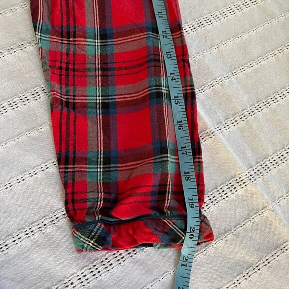 Victoria Secret Pajamas Tartan Checkered Red Size XS - Picture 9 of 9
